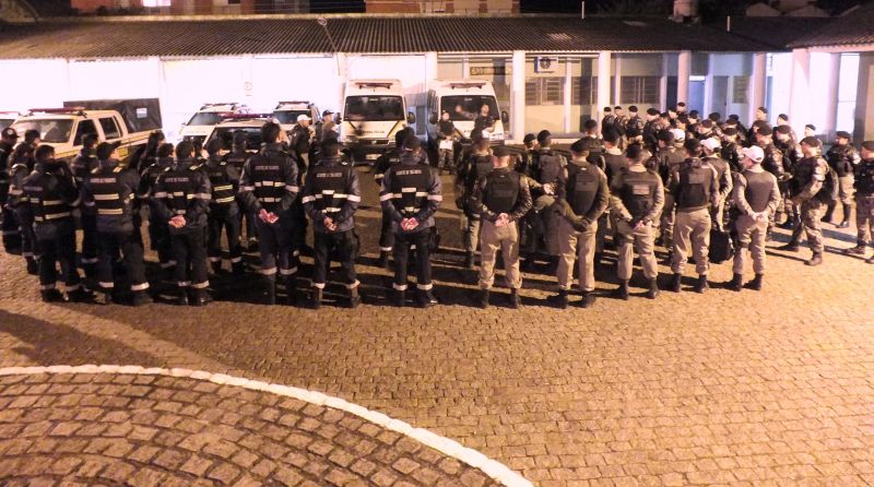 Operação Cinturão Brigada foi realizada na madrugada de Domingo.