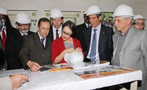 A então ministra da cultura, Ana de Hollanda, acompanhada de autoridades e do ex-reitor César Borges visitou as obras de restauro. O trabalho já prometia ser destaque pela qualidade