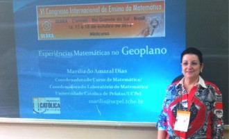 Docente da UCPel participa de evento internacional de Matemática