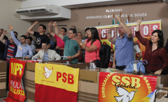 ENCONTRO REGIONAL DO PSB LOTA O PLENÁRIO DA CÂMARA DE VEREADORES