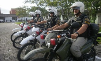 Brigada realiza curso para PMS motociclistas