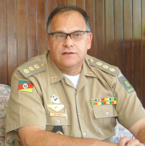Comandante do CRPO/Sul, Cel. Paulo Roberto da Rosa Duarte