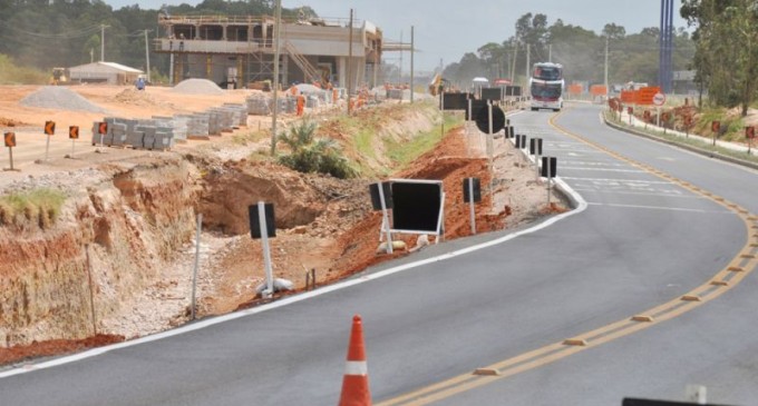 Obras de duplicação da rodovia, no Contorno de Pelotas, estão em ritmo acelerado