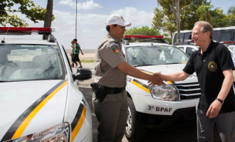 Governador vem a Pelotas e faz entrega de viaturas para Brigada Militar e Corpo de Bombeiros da Região Sul