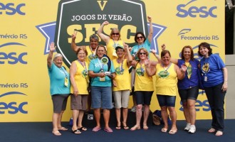 Representante de Pelotas destaca-se nos Jogos de Verão Sesc da Terceira Idade