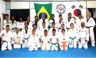 Seminário de técnicas de taekwondo