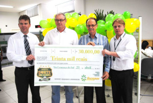 Prêmio de R$ 30 mil foi sorteado pela Loteria Federal