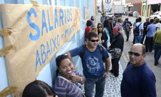 PARALISAÇÃO : Funcionários do Sanep pedem reajuste salarial