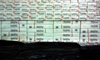 CONTRABANDO : Polícia apreende R$ 1,5 milhão  em cigarros e lâmpadas de Natal
