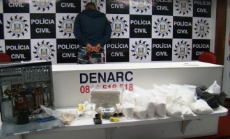 Polícia Civil localiza laboratório de drogas