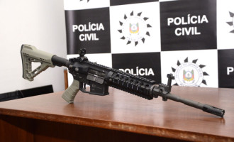 Polícia apreende Fuzil AR 15 no Simões Lopes
