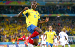 Enner Valência já marcou os três gols do Equador no Mundial