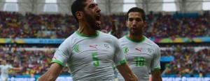 Halliche comemora segundo gol em vitória historia da Argélia