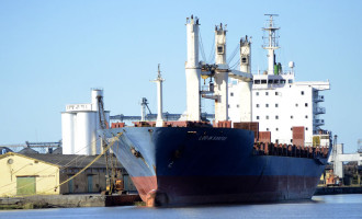 Navio atracado no Porto de Pelotas será leiloado