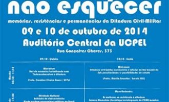 Seminário propõe debate sobre a Ditadura Civil-Militar no Brasil