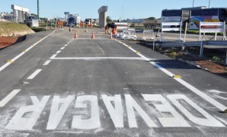 Tráfego desviado no trevo da Av. Fernando Osório