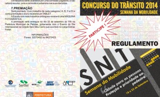 SGMU lança Concurso do Trânsito para estudantes de Pelotas