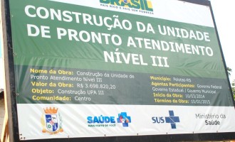 UPA DA BENTO: Saúde garante atraso mínino na entrega