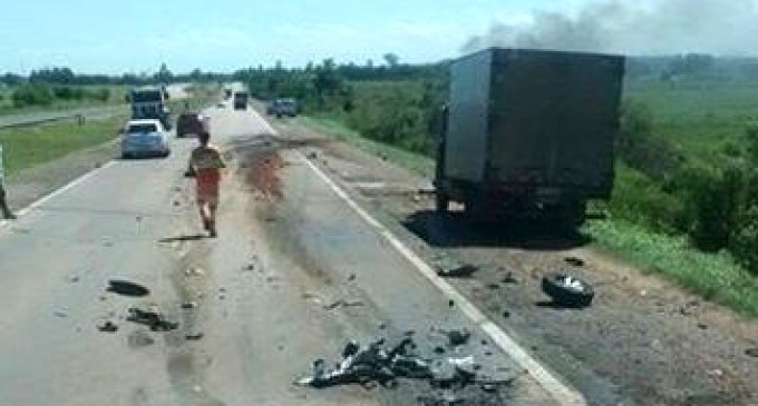 ACIDENTE : Professora uruguaia morre em acidente na BR-116