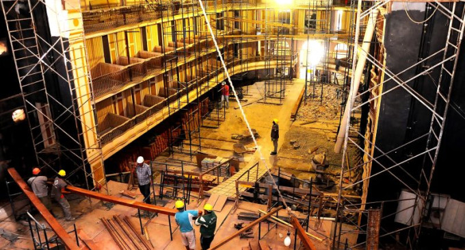 Sete de Abril em sete anos : Obras de restauração do histórico prédio que se encontra fechado desde 2010 deverão se arrastar, no mínimo,  até o fim de 2016