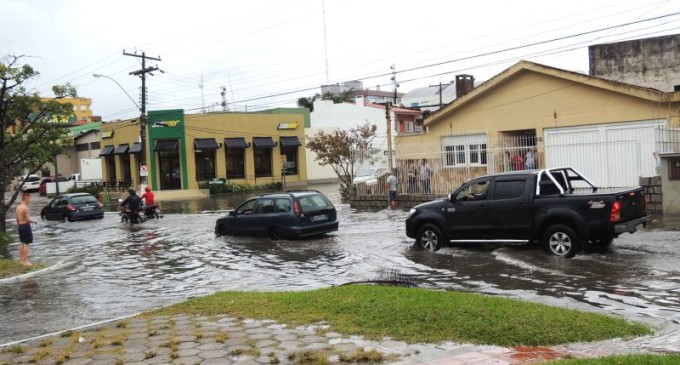 Calorão, temporal e alagamentos – Pelotas registra 116 milímetros de chuva em dois dias