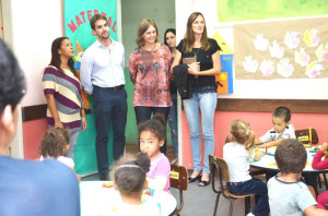 PREFEITO Eduardo e vice Paula foram à escola