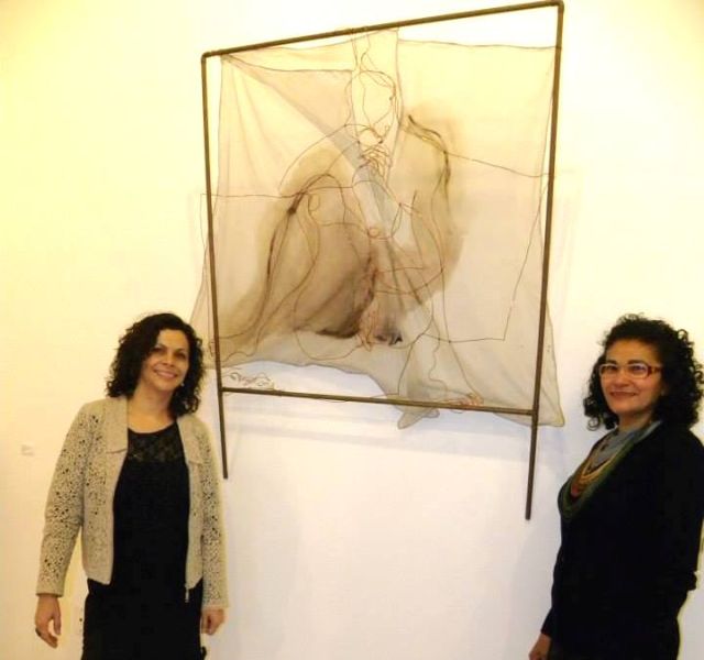 Artistas Zenilda Cardozo e Francis Silva na coordenação da mostra