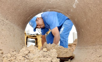 Obras de saneamento paradas há dois anos agora precisam de mais R$ 10 milhões