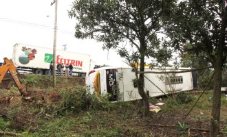 Mais uma vítima fatal do acidente com o ônibus em Portão