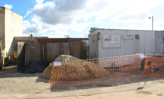 Escola com obras adiantadas