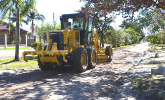 LARANJAL : Ruas do transporte público já estão sendo recuperadas