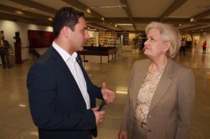 VEREADOR Rafael Amaral com a senadora Ana Amélia Lemos