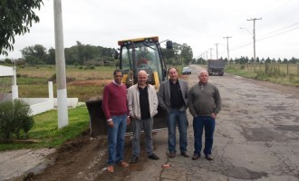 Começam as obras na estrada de acesso ao Campus Capão do Leão