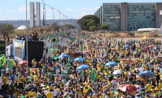 Protestos reúnem milhares no Brasil