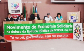 Pelotas discute economia solidária