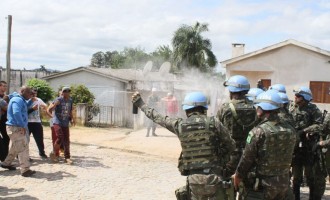 EXERCÍCIO FINAL : Exército prepara contingente para Missão de Paz no Haiti