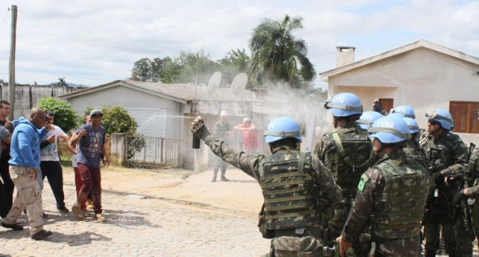 EXERCÍCIO FINAL : Exército prepara contingente para Missão de Paz no Haiti