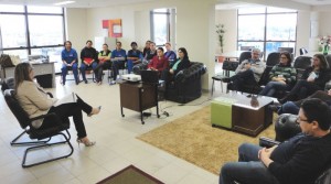 Servidores participaram de palestra sobre câncer de mama