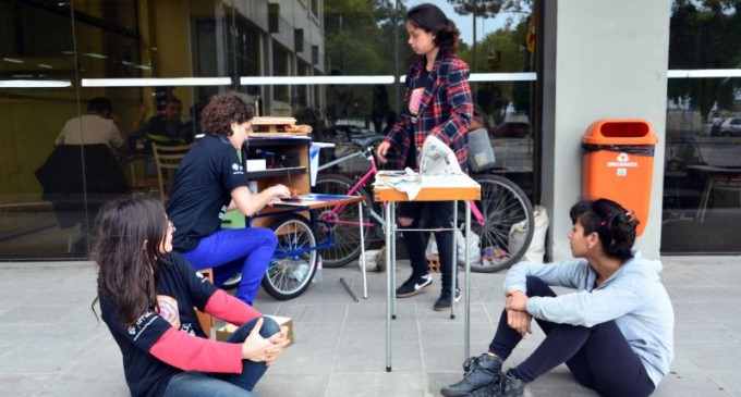 UFPEL : Atelier em cima de uma bicicleta