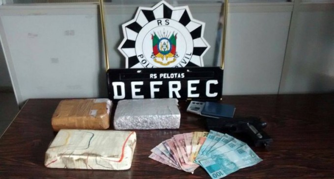 TRÁFICO : Defrec apreende 3,4 kg de droga