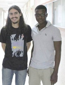 Vinicius Britto Moraes e moçambicano Abdail