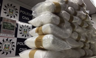 Polícia Civil apreende mais de 80 kg de cocaína