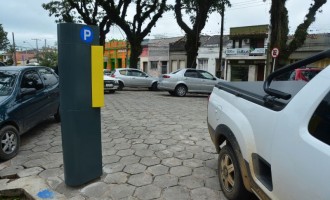 AV. BENTO GONÇALVES : Começa a instalação de parquímetros