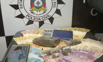 TRÁFICO : Polícia apreende droga e prende suspeitos