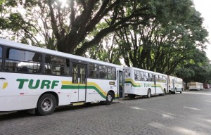 DIRIGENTES do Sindicato dos Rodoviários reuniram-se com o prefeito Eduardo Leite