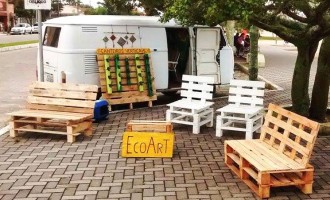 ECOART : Mobiliário artesanal recicla materiais