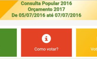 Consulta Popular 2016/2017 até esta quinta-feira