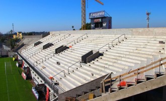 ARQUIBANCADA : Espaço não deve ser usado agora