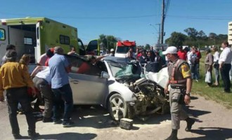 Um morto e três feridos em acidente com carro da Chefia da Polícia do RS