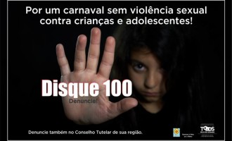 Campanha incentiva denúncia para combater abuso sexual de crianças